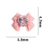 Popular online popular acessórios de unhas arco de coração de dragão oblíquo gravata borboleta linda menina amor diamante decorações de unhas atacado