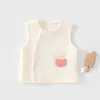 Chaleco cálido para bebé otoño e invierno chaleco acolchado para bebé chaleco para niños chaleco para recién nacido algodón puro protección de vientre top