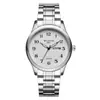 Reloj para hombre casual de negocios impermeable luminoso con correa de acero simple doble calendario Reloj de Comercio Exterior generación transfronteriza