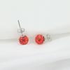 Novas moda brincos Shambhala em prata de lei 925 com diamantes completos brincos simples da moda para mulheres joias de orelha para estudantes atacado
