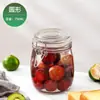 Pote de Vidro com Tampa Atacado Cozinha Grau Alimentício Garrafa de Armazenamento Pote Selado Transparente Pote de Armazenamento Pote para Armazenamento de Grãos Grossos