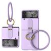 Funda para teléfono móvil Samsung zflip4 con diseño creativo de anillo y anillo, con película integrada y pantalla plegable, funda protectora flip3 GKK