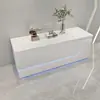 Expositor Único Inspirado en la Tecnología, Expositor de Gabinete Circular de Múltiples Niveles Iluminado Creativo