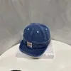 Gorra de Béisbol con Visera Curva de Tela Lavada Estilo Retro Americano Primavera y Otoño Mismo Estilo para Hombres y Mujeres
