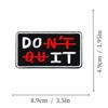 Pegatinas de Tela Bordadas con Letras Punk Nuevas Transfronterizas Bordadas por Computadora DIY Chaqueta Personalizada Pegatinas de Tela Adhesivas Termofusibles