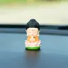 Mini Estatuetas de Buda e Guanyin, Decorações Criativas para Carro, Acessórios para Carro, Conjunto de Decoração para Painel