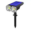 Nuevas luces solares de suelo transfronterizas, luces de patio exteriores, luces de ambiente, luces de paisaje para jardines y villas, luces de césped con filamento de tungsteno