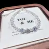Pulsera de Lujo Ligero Estilo Francés con Perlas y Pedrería para Mujer, Moderna y Sofisticada, Exquisita Pulsera con un Temperamento Único, Elegante y Sencillo