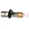 Mangueira de Pistola de Água para Máquina de Lavar Carro de Alta Pressão Transfronteiriça Material de Aço Inoxidável Conector Rápido 3/8 Válvula de Esfera Acessórios de Interruptor de Porta