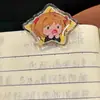 Clipe PP Acrílico Personalizado Desenho Animado Criativo Clipe de Anotação Foto DIY Periférico Personalizado Fofo Pequeno Clipe de Diário
