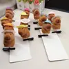 Pinza de Resorte Capibara Accesorios para el Cabello de Niños Capibara con Sombrero Linda Imagen de Dibujos Animados Terciopelo Regalo para Estudiantes