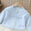 Suéter para 9 Niñas Colección Otoño/Invierno, Falda de Tul Estilo Princesa, Nuevo Conjunto de Cárdigan Tejido Estilo Coreano Otoño/Invierno para Bebés Niñas