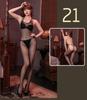 Amor lluvia amor divertido ropa interior tres pasión libre medias ajustadas rasgar sexy traje de red una generación de pelo