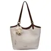 Bolso de axila grande de estilo coreano, casual y relajado, bolso tote simple elegante, bolso de hombro, novedad primavera 2026