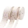 Cinta de tela prensada dorada de color sólido, material de hada DIY, lazo, collar para mascotas, corbata de lazo, accesorios para ropa
