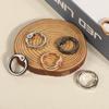 Anillo de Resorte Tai Chi de Aleación de Zinc Electrochapado Joyería Conservadora de Color Llavero Hebilla Colgante Accesorios de Herrajes para Juguetes Suministro Directo Transfronterizo