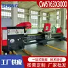 Torno de Propósito General Cw6163X3000 Torno Horizontal de Piso 3m Diámetro Grande de Agujero Metalurgia Torno Ordinario