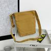 Bolso de Lona Casual y Versátil 2025 Nuevo Bolso Cruzado de Hombro Casual para Otoño e Invierno Bolso Cubo Fresco de Moda para Niña
