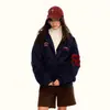 Chamarra con Capucha Camuflaje Estilo High Street Americano para Hombres y Mujeres Primavera y Otoño 2025 Marca Retro Trendy Holgada Casual con Cremallera Trendy