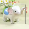 Yiming Xianyuan Hipopótamo de Madera Pintado a Mano Tortuga Animales Adornos Decoración del Hogar Festivo Regalos Creativos