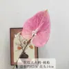 Goma suave, grulla de fuego grande, flor de palma roja artificial, flor artificial, arreglo floral artístico, arte floral espacial, accesorio de fotografía, flor de decoración de boda