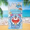 Toalla de Baño de Microfibra para Adulto Doraemon de Dibujos Animados Personalizada para Baño, Natación, Viaje, Portátil, Playa, Deportes