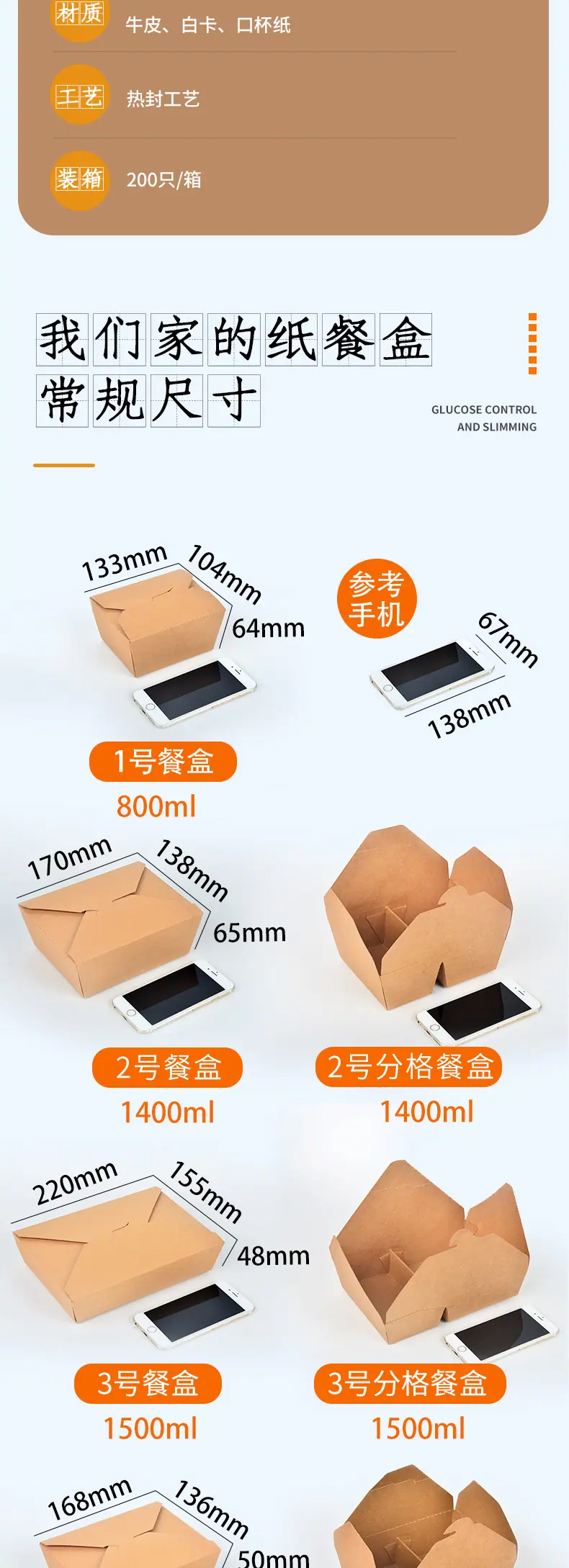 炒饭快餐分格