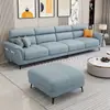 Sofá de Tela Nueva Tecnología Simple Moderno 2026 Sala de Estar de Lujo Ligero Nórdico Muebles Rectos de Tres o Cuatro Plazas para Apartamento Pequeño
