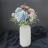 Cross-border novo vaso de cerâmica branca nórdico moderno criativo casa arranjo de flores ornamentos listrado simples queimado fosco atacado