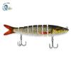 Equipo de pesca en el mar con simulación vib, 8 cebos falsos biónicos, cebo Luya de 133 mm/20,3 g