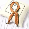Ins fita de cetim da Coreia do Sul lenço feminino tira estreita fita decorativa multiuso versátil cinto lenço fino pequeno