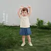 Conjunto de Shorts para Niñas, Top de Verano Floral sin Mangas para Niños, Ropa de Verano para Niños, Holgado y Dulce, Ropa para Bebés 2026