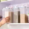 Caja de Almacenamiento de Grano Grueso Contenedor Doméstico para Granos y Alimentos Cubo de Arroz Contenedor de Almacenamiento de Alimentos de Cocina para Frijoles Lata Hermética de Plástico