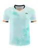 Nova Camisa de Badminton YY de Secagem Rápida Manga Curta Masculina e Feminina Esportiva Respirável Competição Treinamento Uniforme Grand Prix Infantil Secagem Rápida