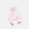 Mono Vestido Rosa con Forma de Corazón de Verano Ropa para Bebé Niño Niña Fresco Lindo