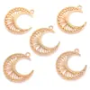 Acessórios de joias DIY de liga transfronteiriça pingente de lua pulseira chaveiro pingente decorativo L637