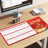 Calendário do Ano do Cavalo 2026 Mouse Pad Calendário de Mesa Extra Grande Pad para Teclado de Escritório Espessado Antiderrapante Presente Tapete de Mesa Personalizável