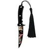 Set de Regalo de 12 Marcapáginas Góticos Más Vendidos Transfronterizos con Personajes de Películas de Terror de Halloween y Marcapáginas de Daga