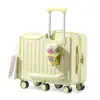 Maleta Infantil de 6 Ruedas Transfronteriza de 20 pulgadas para Equipaje de Mano con Función para Montar, Maleta Pequeña de Carrito con Contraseña, Equipaje de Viaje Personalizado