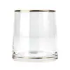 Conjunto de Copos de Vidro Artesanais Japoneses Copo de Uísque Doméstico Fundo Espesso Suco Bebida com Gelo Taça de Vinho