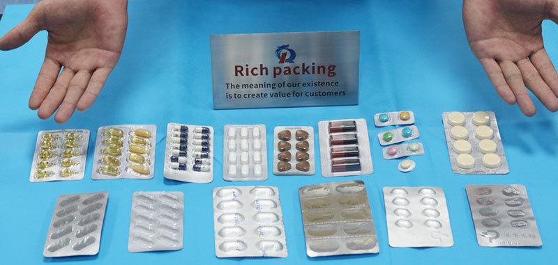 blister packs packaging machine