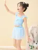 Maiô Duas Peças Infantil Verão Fofo Estampado Manga Curta Novo Estilo Moda Bebê Menina Roupa de Banho Infantil Secagem Rápida
