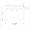 Pieza Redonda de Acrílico con Agujeros, Pieza Redonda Transparente Cortada con Láser, Colgante de Decoración Navideña, Colgante de Pieza Redonda para Llavero DIY