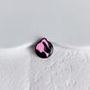 Verano dopamina rosa mini conejo agujero recto cuenta redonda material de aleación diy collar cadena para teléfono móvil accesorios para horquilla