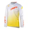 Nova Camisa de Ciclismo de Manga Longa 100 Secagem Rápida Absorvente de Suor para Mountain Bike, T-Shirt para Moto Off-Road Dh, Roupa Respirável para Downhill