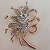 Broche de alta calidad, sentido de nicho, lujo ligero, diamantes de imitación, cisne, accesorio de solapa de traje de alta gama, mariposa, alfiler de ropa, venta al por mayor