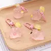 Llavero de Cerdo Tridimensional Set Protector para Aipods Colgante para Estuche de Auriculares Accesorios para Mochila Colgantes Lindos Corazón de Niña