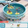 Piscina dobrável de grande porte para uso interno e externo para famílias, adequada para crianças e bebês, uma piscina inflável sem ar para brincar na água no verão