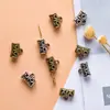 Qk086 Conector de Tres Vías Hueco DIY Aleación de Zinc Accesorios para Joyería Cadena de Suéter Pulsera Cadena para Clavícula Colgante Venta al por Mayor desde Fabricante