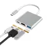 Extensor 8 en 1 Tipo-C a HDMI tarjeta de red convertidor tipo-C hub USB multifuncional estación de acoplamiento
